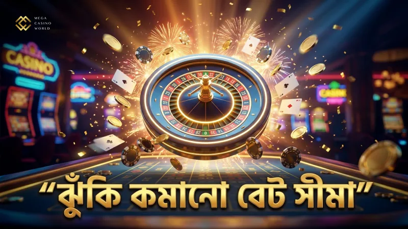 ঝুঁকি কমানোর জন্য বেট সীমা নির্ধারণ গুরুত্বপূর্ণ।