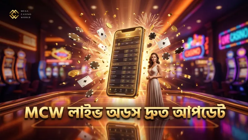 লাইভ বিপিএল বেটিংয়ে MCW অ্যাপ দ্রুত অডস আপডেট দেয়।