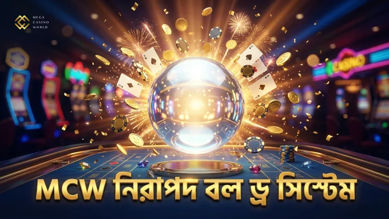 MCW-তে ক্যাশ অর ক্র্যাশের স্বচ্ছ বল ড্র সিস্টেম নিশ্চিত করে নিরাপত্তা।
