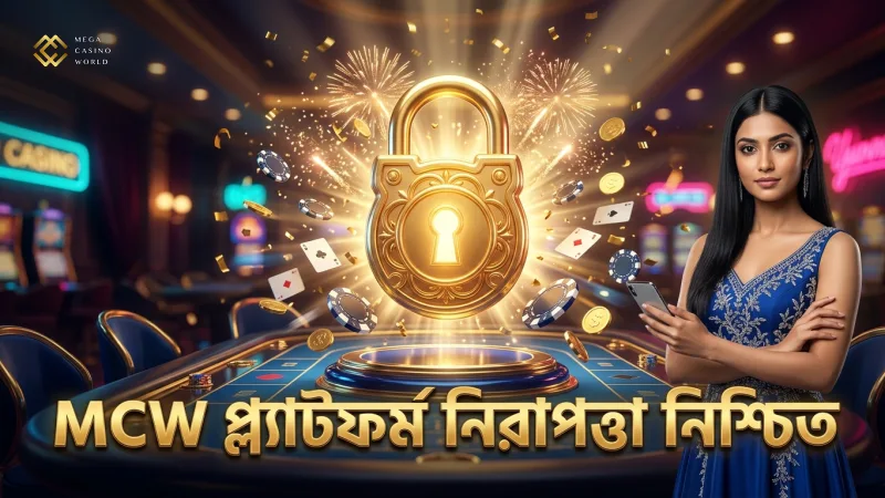MCW প্ল্যাটফর্মে বাজি ধরার সময় উচ্চমানের নিরাপত্তা নিশ্চিত।