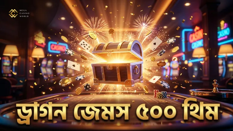 ড্রাগন জেমস ৫০০ এর থিম এবং গেমপ্লে উপাদানগুলো স্পষ্টভাবে প্রদর্শিত