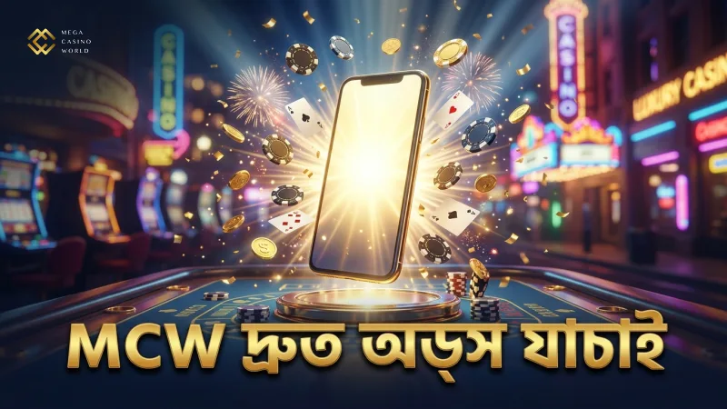 MCW প্ল্যাটফর্মে দ্রুত ফুটবল অডস যাচাই করা সম্ভব।