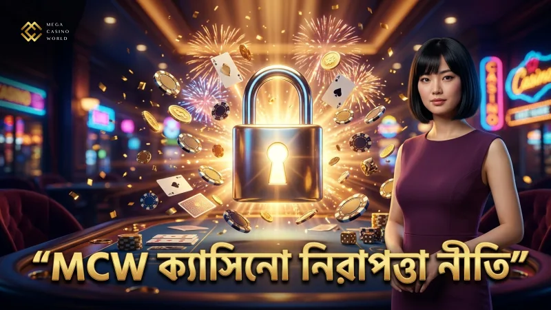MCW ক্যাসিনো নিরাপত্তা ও দায়িত্বশীল গেমিং নিশ্চিত করে।