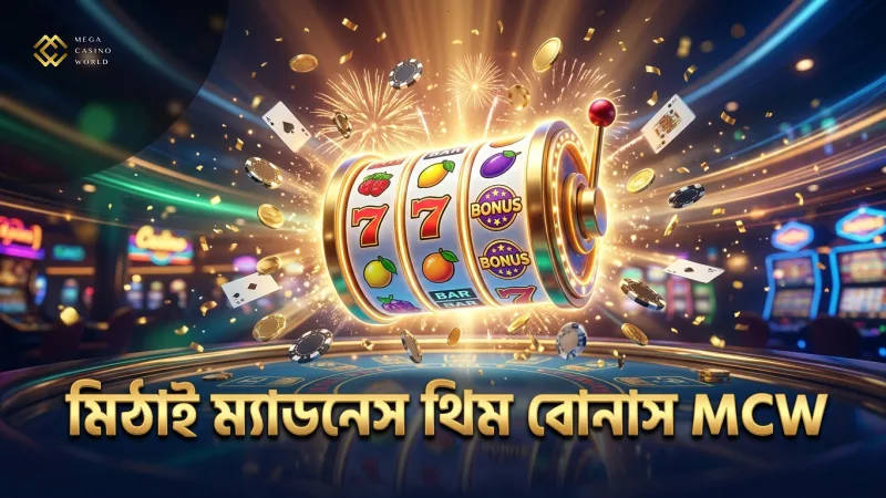 মিঠাই ম্যাডনেস গেমের থিম ও বোনাস রাউন্ডের বিশ্লেষণ MCW দিয়ে করা হয়েছে