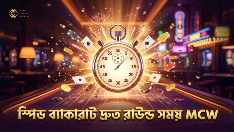 স্পিড ব্যাকারাটের দ্রুত রাউন্ড সময় খেলার দক্ষতা বাড়ায়
